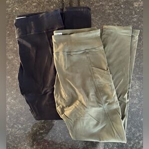 Forever 21 Black and Olive Leggings